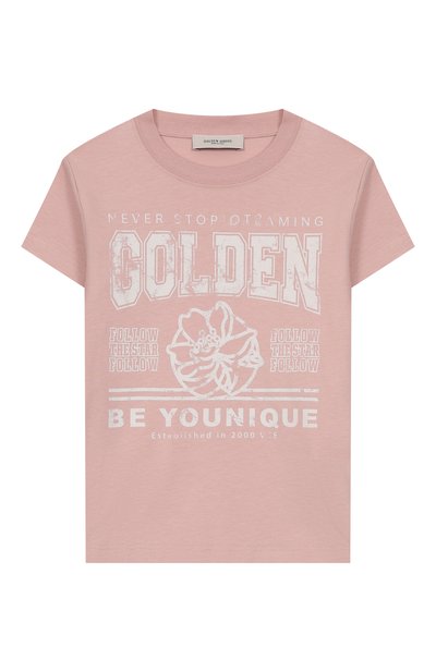 Хлопковая футболка GOLDEN GOOSE DELUXE BRAND, арт. GKP01390.P002186