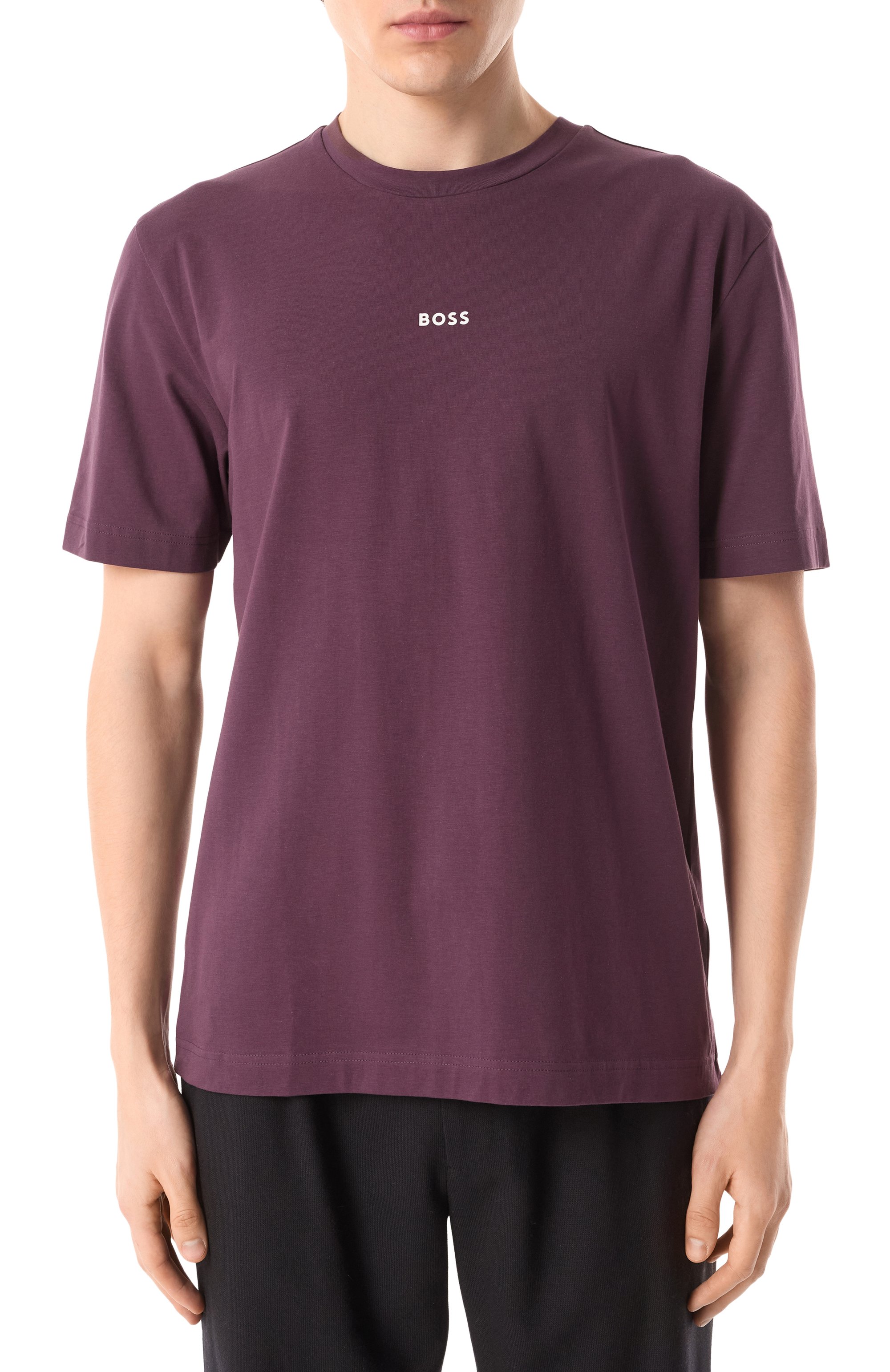 Хлопковая футболка BOSS ORANGE, арт. 50473278, фото 3