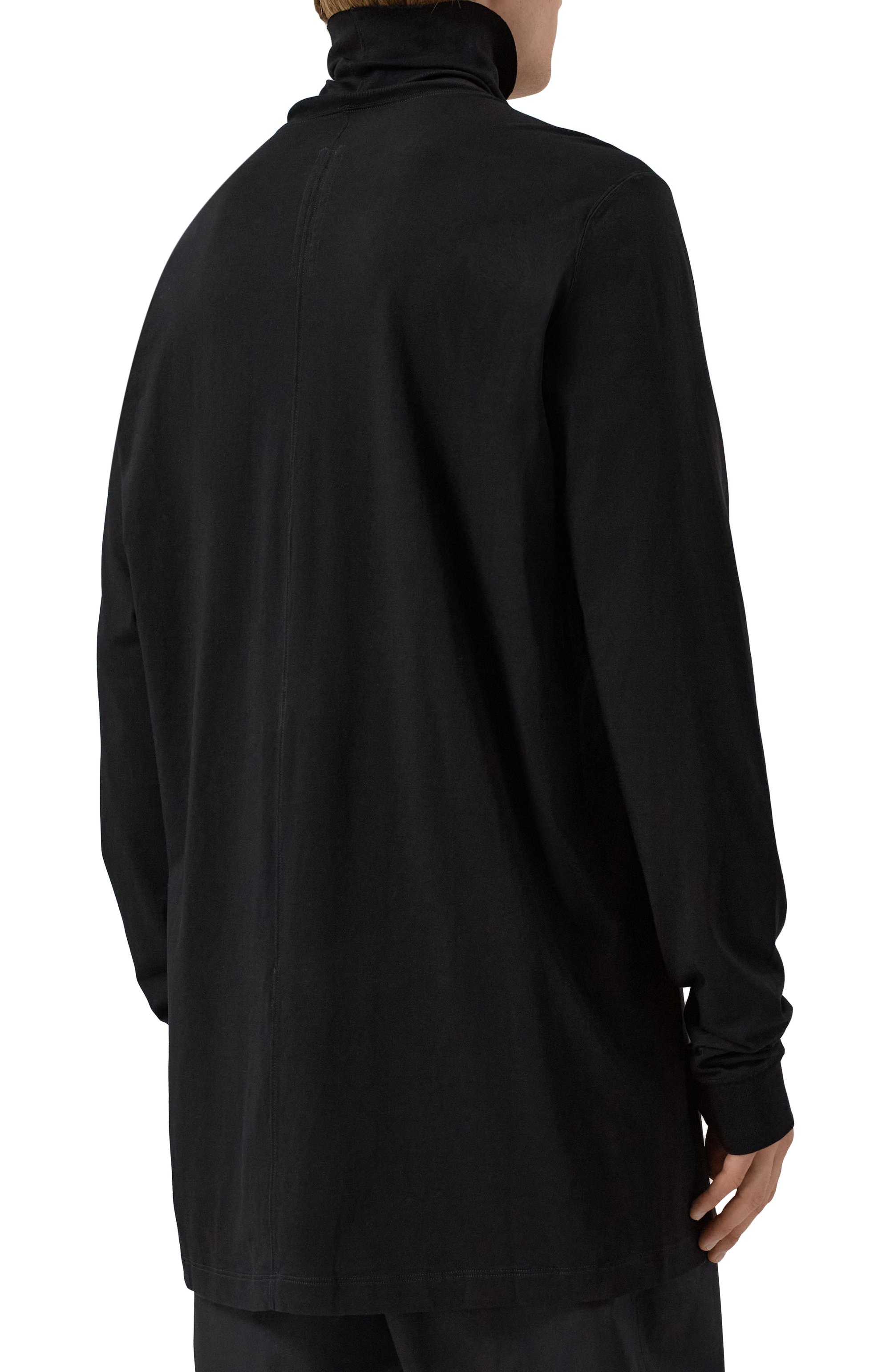 Хлопковая водолазка RICK OWENS, арт. RU02E1286/JA, фото 4