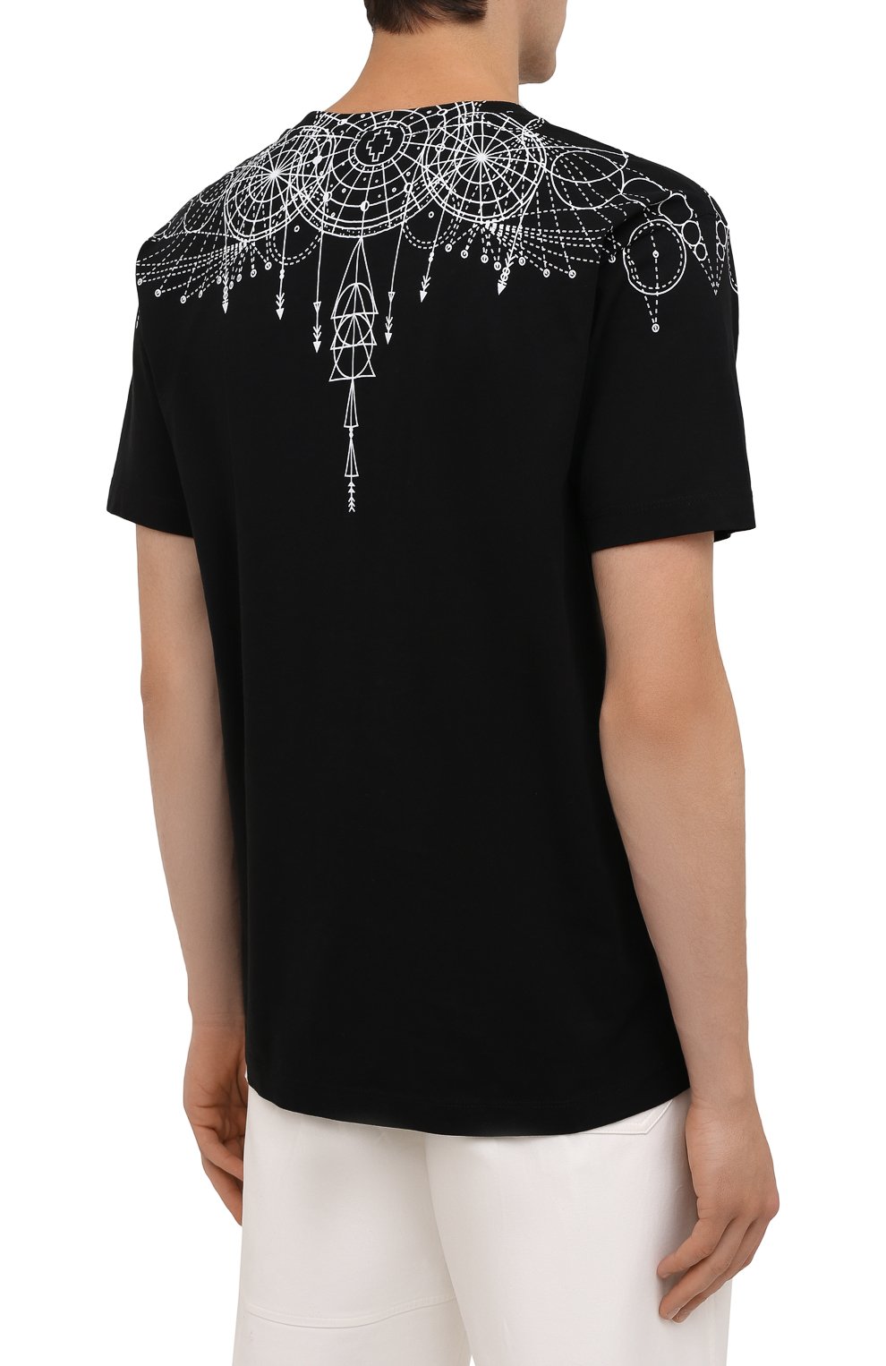 Хлопковая футболка MARCELO BURLON, арт. CMAA018F21JER006, фото 4