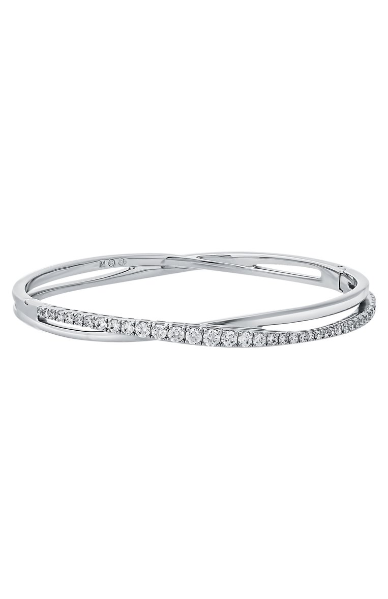 Женский браслет hyperbola SWAROVSKI серебряного цвета, арт. 5572725 | Фото 1 (Нос: Не проставлено; Материал: Металл, Кристаллы)
