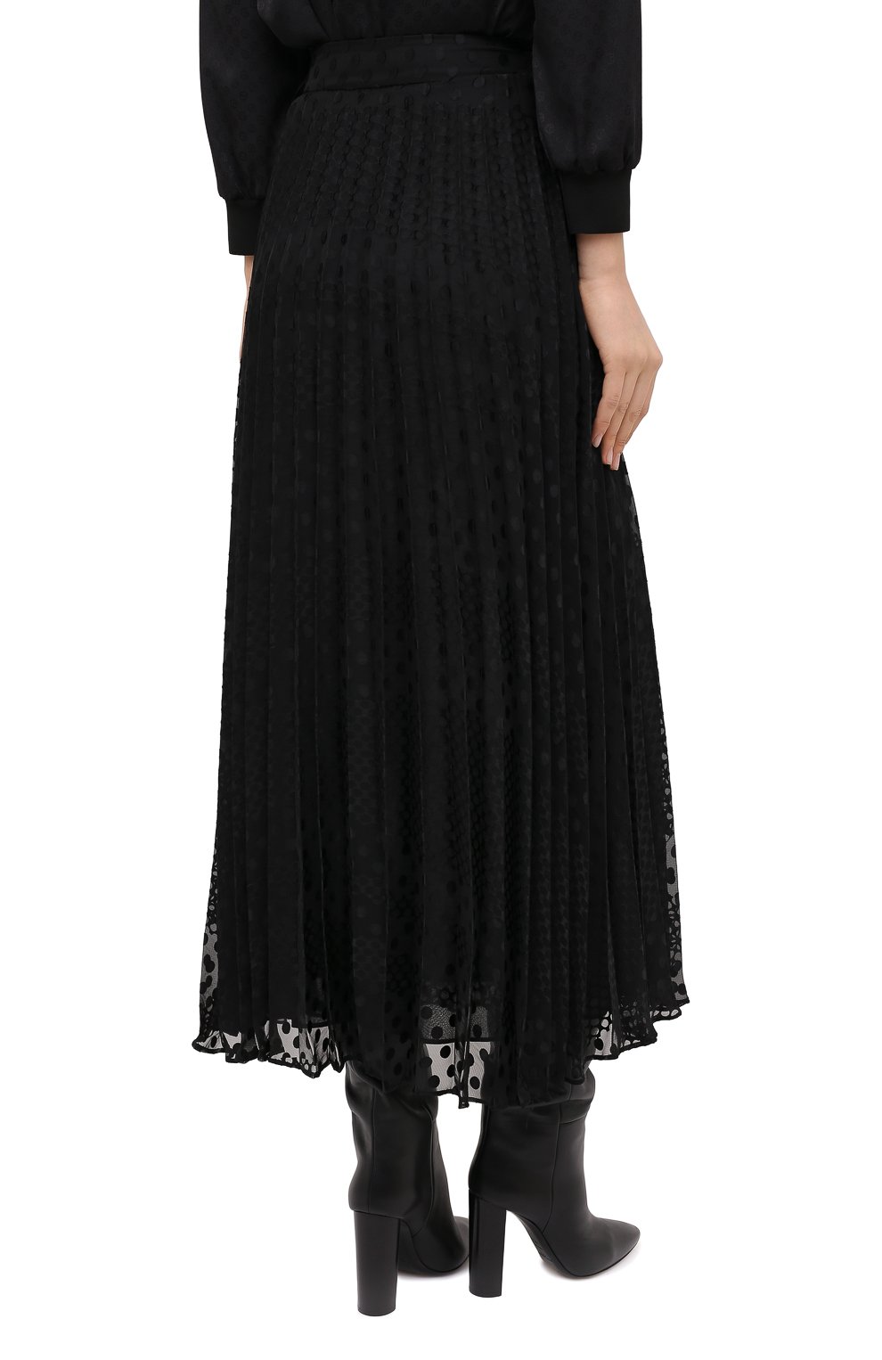 Плиссированная юбка EMPORIO ARMANI черного цвета по цене 49950 руб., арт. 6H2N67/2NMBZ, фото 5 Плиссированная юбка EMPORIO ARMANI, арт. 6H2N67/2NMBZ, фото 5