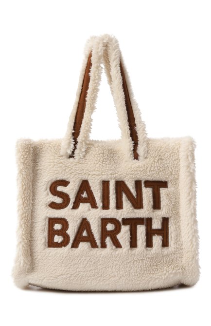 Детская сумка MC2 SAINT BARTH кремвого цвета, арт. STBA S0FT BAG S/01782G | Фото 1 (Материал: Текстиль; Материал сплава: Проставлено; Нос: Не проставлено)