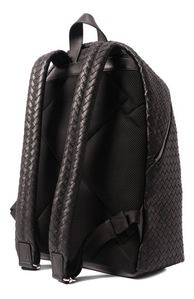 Рюкзак intrecciato 1975 BOTTEGA VENETA черного цвета по цене 582000 руб., арт. 876359/V4RT3_001, фото 3 Рюкзак intrecciato 1975 BOTTEGA VENETA, арт. 876359/V4RT3_001, фото 3