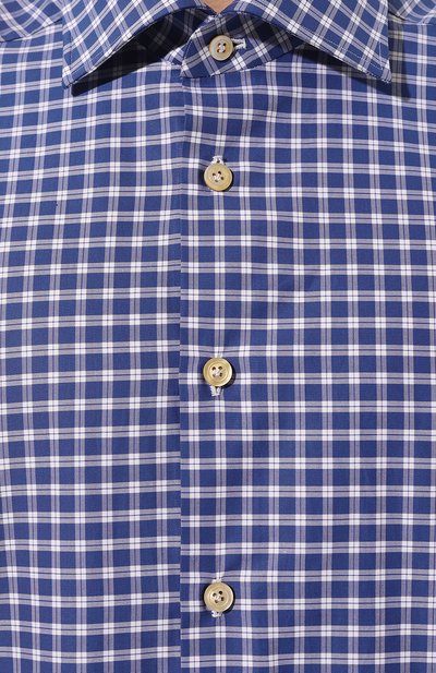 Хлопковая рубашка KITON, арт. UCIH0863708, фото 5