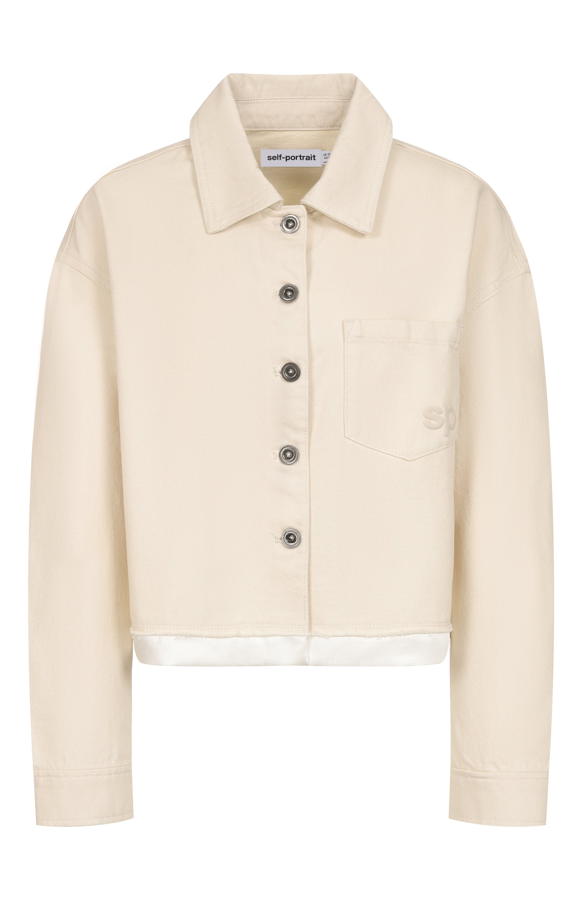 Джинсовая рубашка SELF-PORTRAIT, арт. SS25814TC, фото 1