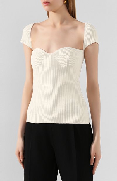 Топ из вискозы KHAITE, арт. 8420400/ISTA, фото 3