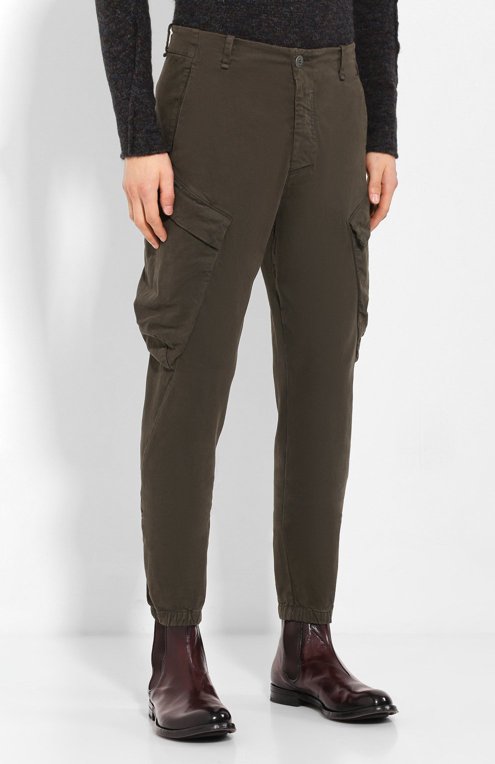 Хлопковые брюки-карго TRANSIT, арт. CFUTRJD131, фото 3