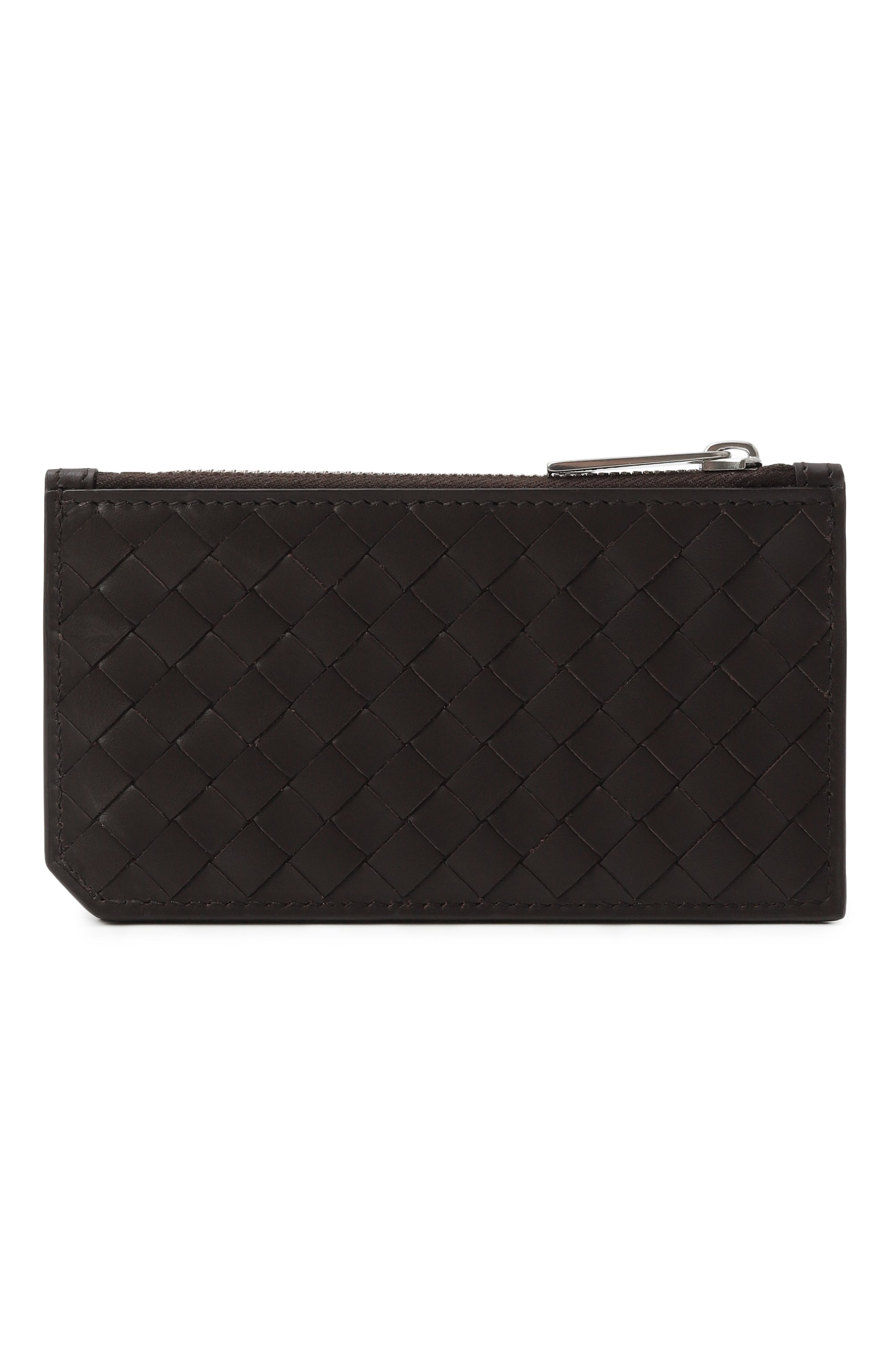 Кожаный футляр для кредитных карт BOTTEGA VENETA коричневого цвета по цене 61550 руб., арт. 805827 V4LQ1, фото 1 Кожаный футляр для кредитных карт BOTTEGA VENETA, арт. 805827 V4LQ1, фото 1