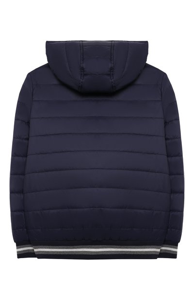 Куртка с капюшоном BRUNELLO CUCINELLI синего цвета по цене 99500 руб., арт. BR405J306B, фото 2 Куртка с капюшоном BRUNELLO CUCINELLI, арт. BR405J306B, фото 2