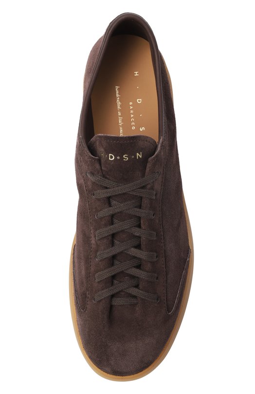 Замшевые кеды Elton H`D`S`N Baracco ELT0N.K.0*/VIT. R0VESCIAT0 Коричневый  ELT0N.K.0*/VIT. R0VESCIAT0 Фото 5