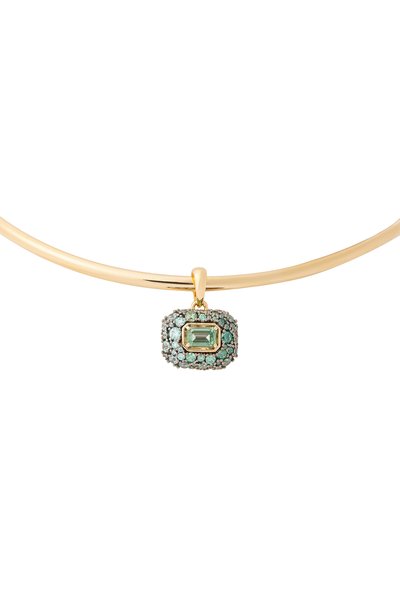 Чокер sublima SWAROVSKI зеленого цвета по цене 33900 руб., арт. 5760763, фото 3 Чокер sublima SWAROVSKI, арт. 5760763, фото 3