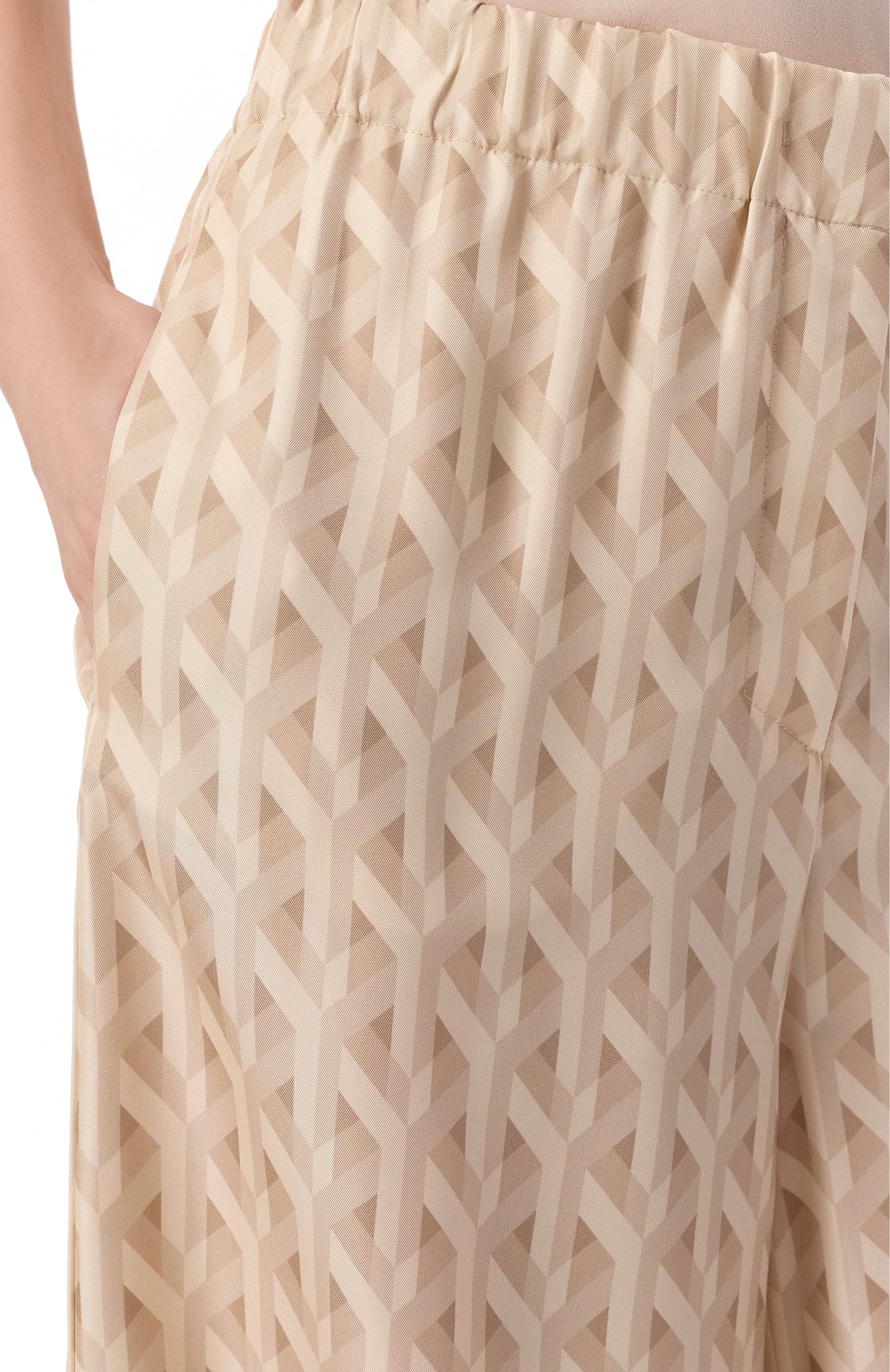 Шелковые брюки MVST, арт. M26.2PW.T012/F127 TWILL PRINT, фото 5