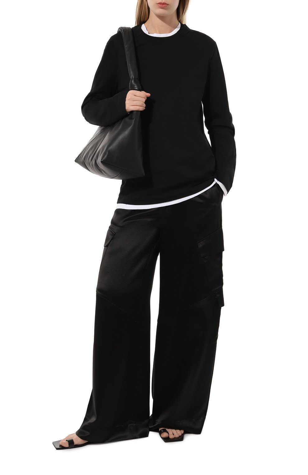 Хлопковый лонгслив HELMUT LANG, арт. 001HW504, фото 2