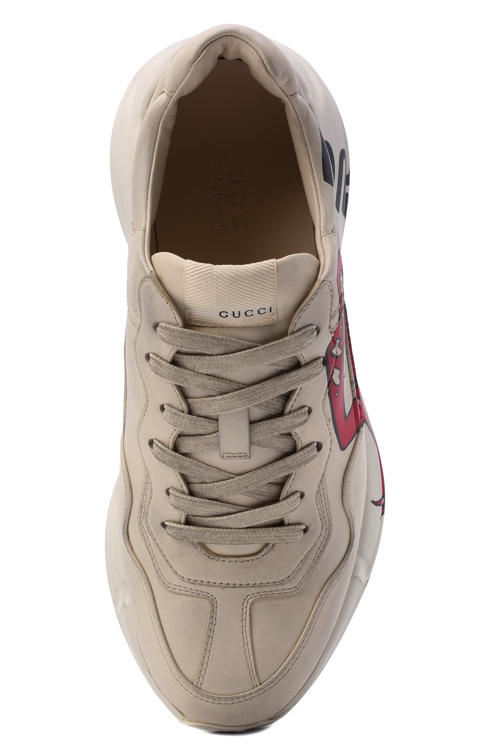 Кожаные кроссовки rhyton GUCCI, арт. 552089/A9L00, фото 6