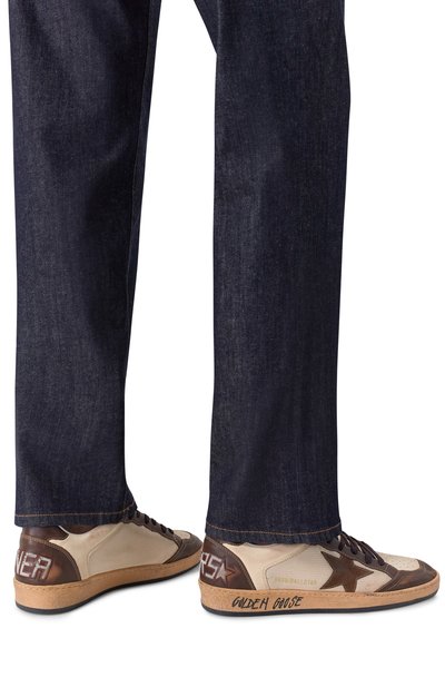 Комбинированные кеды ball star GOLDEN GOOSE DELUXE BRAND, арт. GMF00327.F006560, фото 3