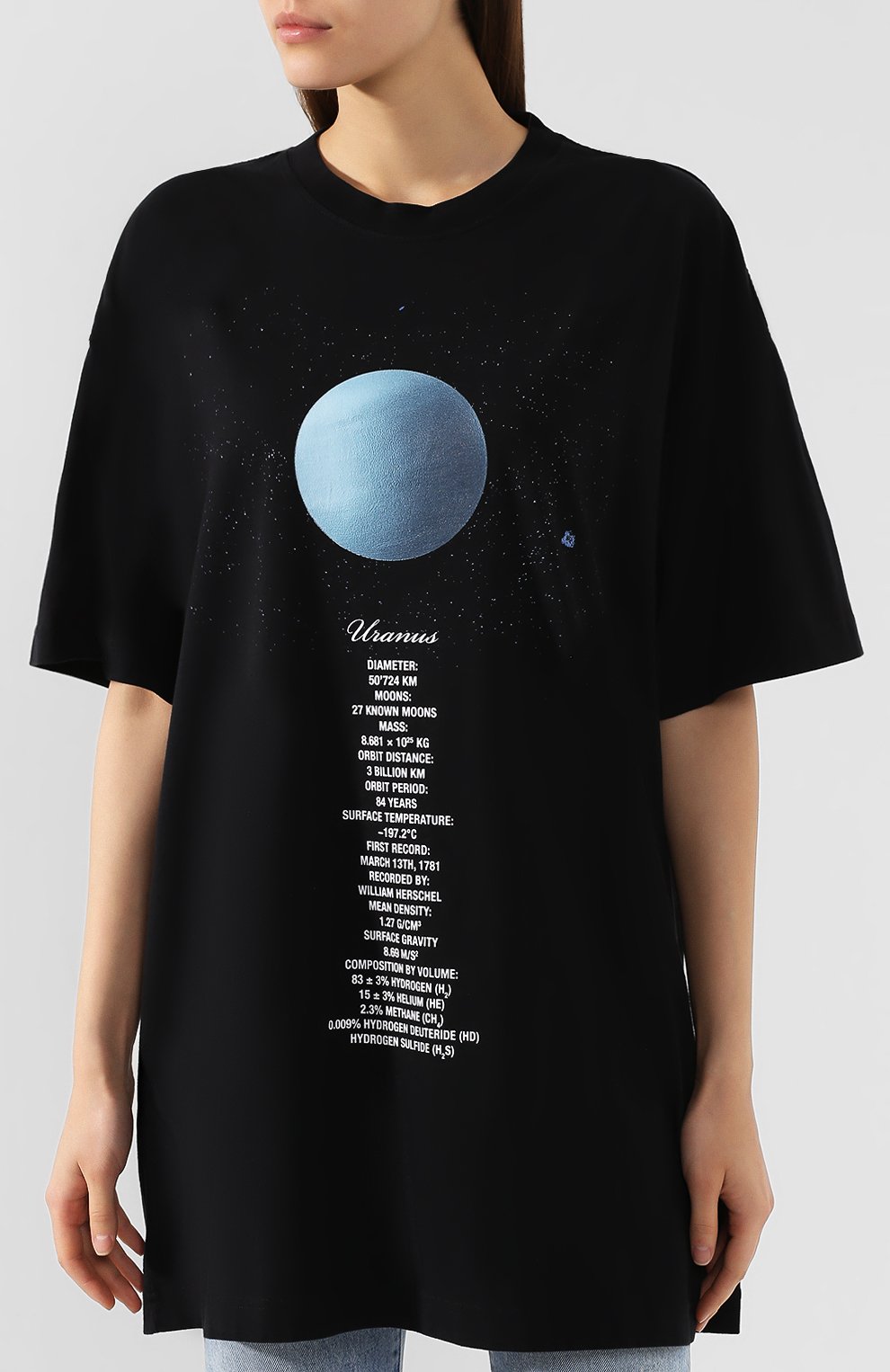 Хлопковая футболка VETEMENTS черного цвета по цене 53950 руб., арт. UAH20TR901/W, фото 3 Хлопковая футболка VETEMENTS, арт. UAH20TR901/W, фото 3