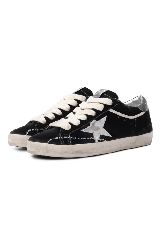 Комбинированные кеды Super-Star Golden Goose Deluxe Brand GWF01002.F008143 Чёрный GWF01002.F008143