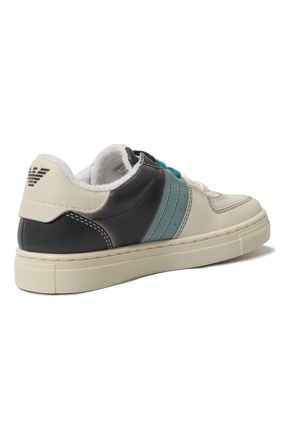 Кожаные кеды EMPORIO ARMANI, арт. XXX011/X0I79, фото 3