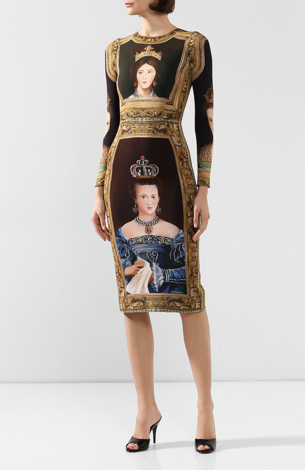 Платье с принтом DOLCE & GABBANA, арт. F6C0FT/GD024, фото 3
