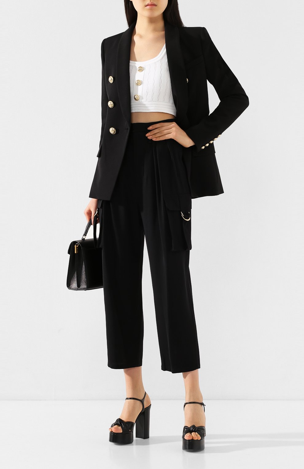 Топ из вискозы BALMAIN, арт. TF10007/K030, фото 2