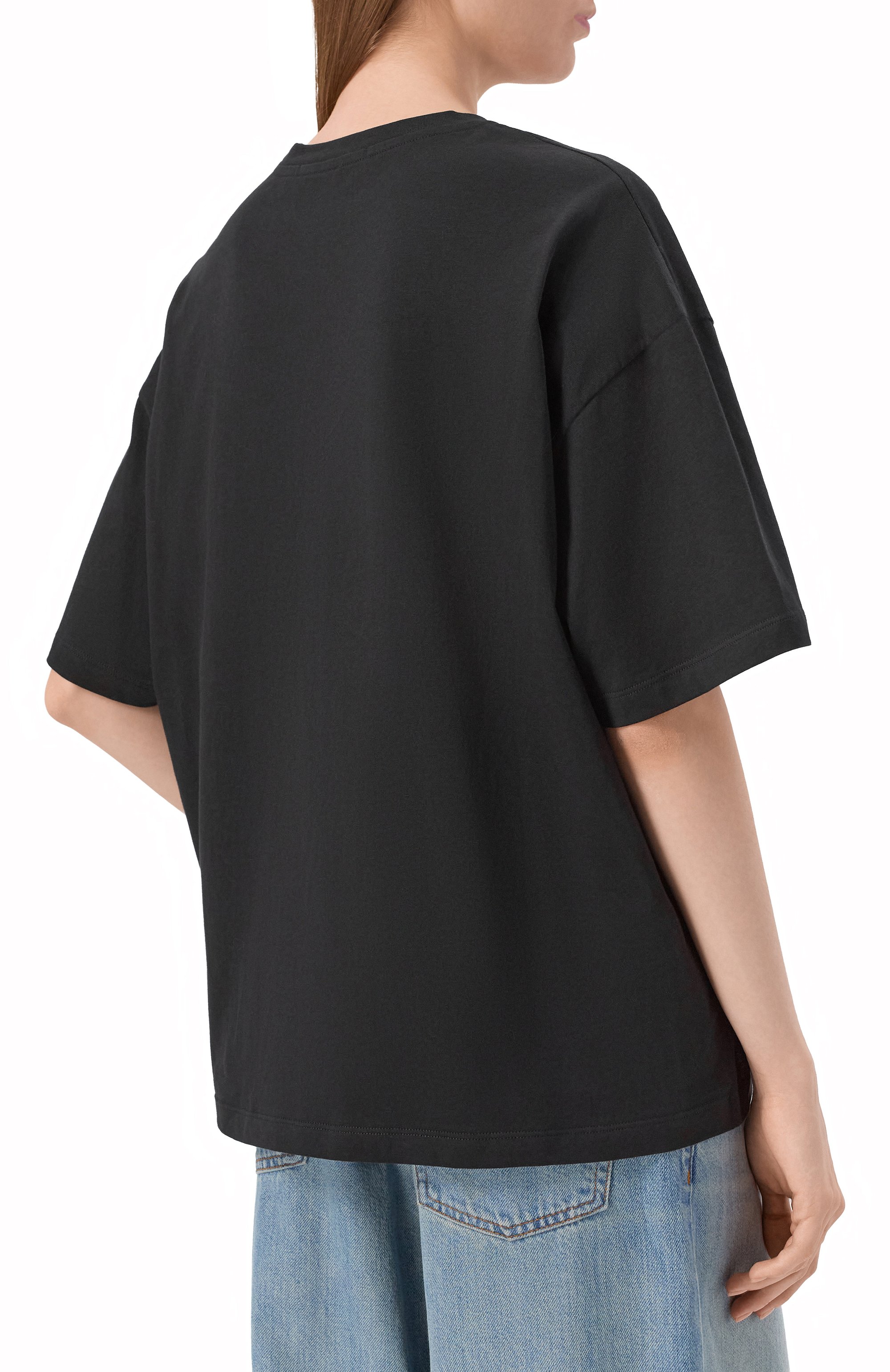 Хлопковая футболка MSGM, арт. 3942MDM105N/257798, фото 4