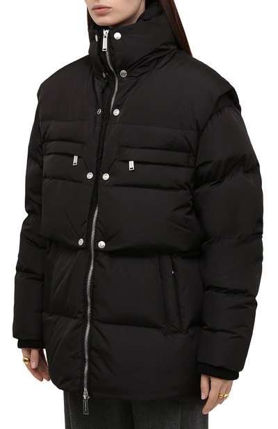 Комплект из пуховика и жилета DSQUARED2 черного цвета по цене 89950 руб., арт. S72AM0911/S53817, фото 3 Комплект из пуховика и жилета DSQUARED2, арт. S72AM0911/S53817, фото 3