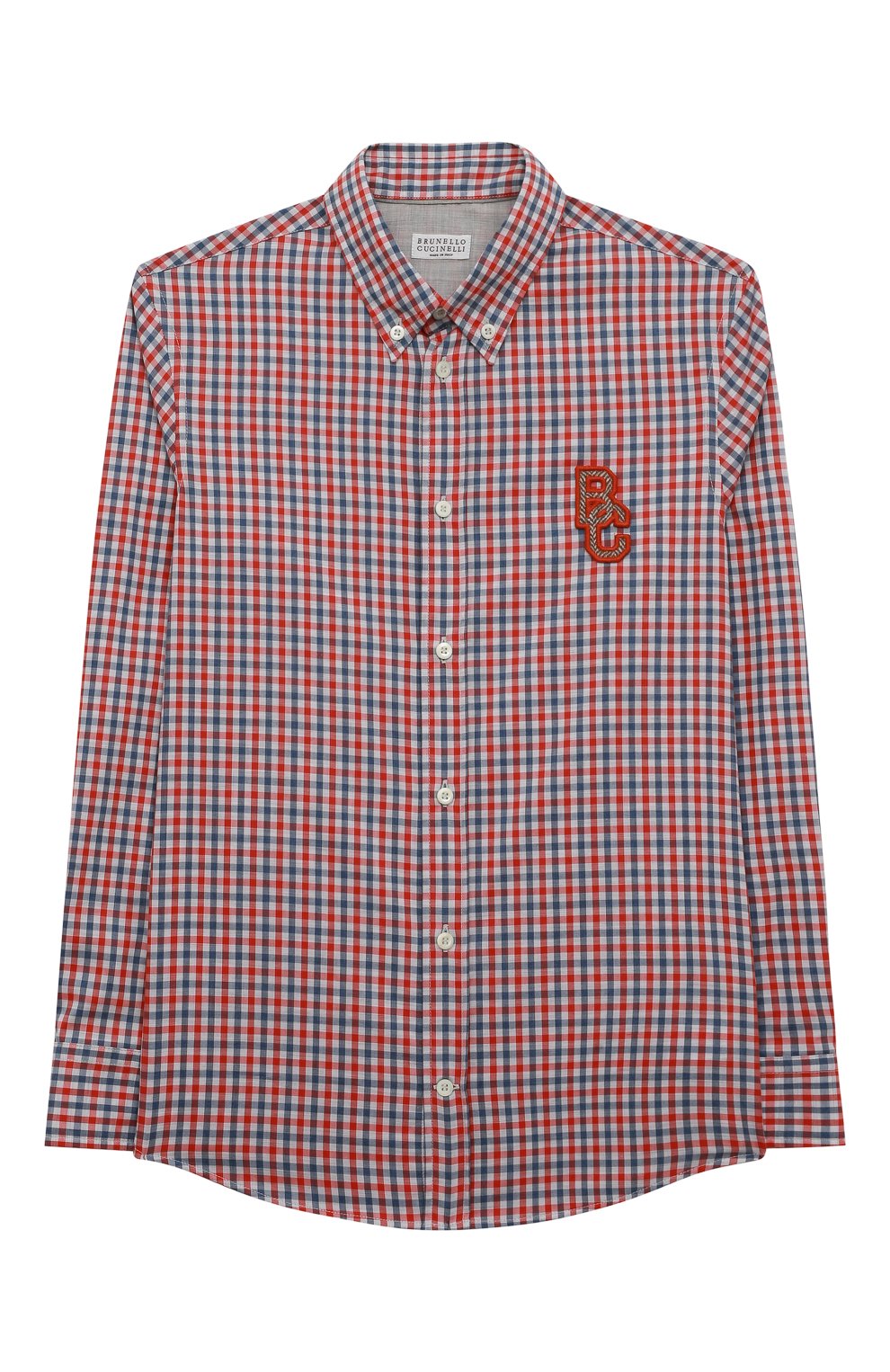 Хлопковая рубашка BRUNELLO CUCINELLI, арт. BR687C372C, фото 1