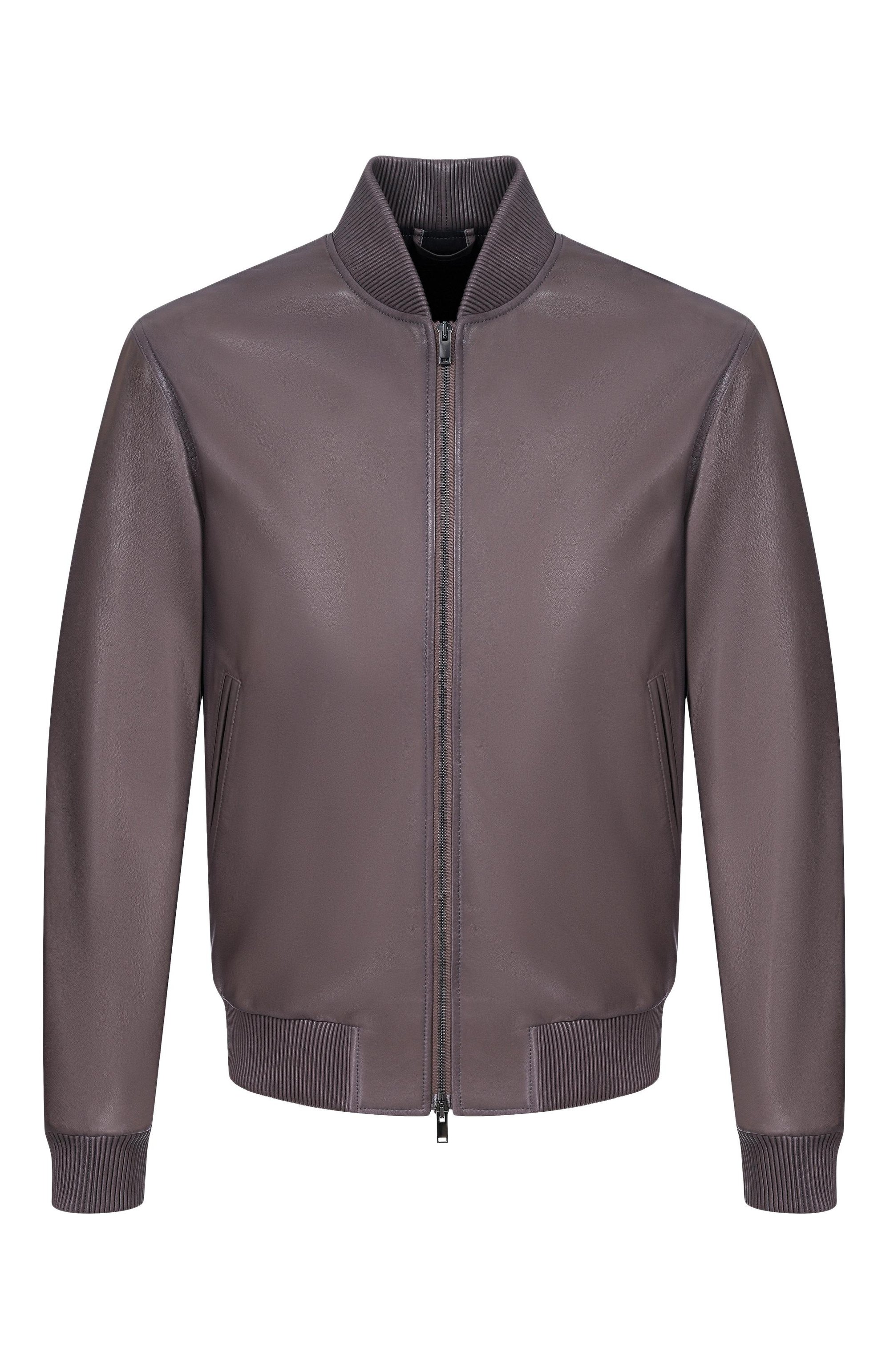 Кожаный бомбер MVST, арт. M25.1PM.0009/BIG SIZE/CREAM NAPA, фото 1