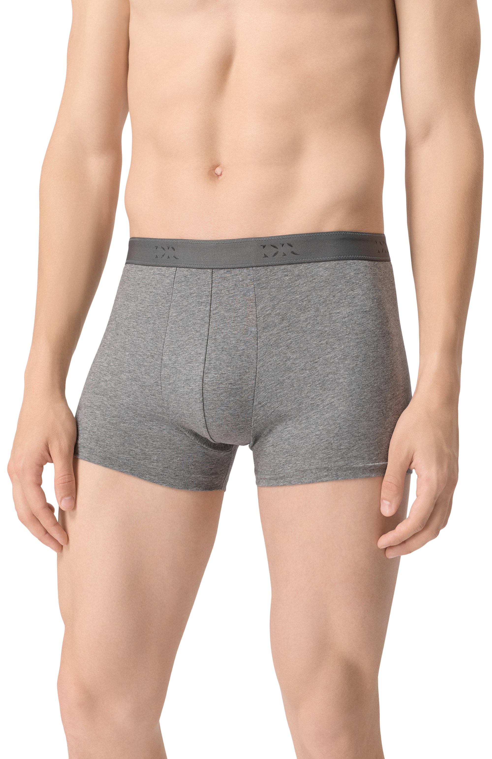 Хлопковые боксеры DEREK ROSE темно-серого цвета по цене 7840 руб., арт. 8565-JACK001, фото 2 Хлопковые боксеры DEREK ROSE, арт. 8565-JACK001, фото 2