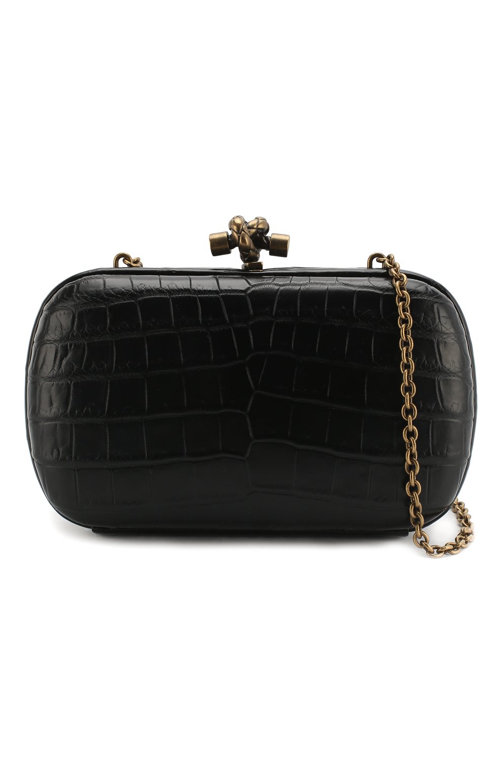 Клатч chain knot из кожи крокодила BOTTEGA VENETA, арт. 498478/VIABA/CNIL, фото 6