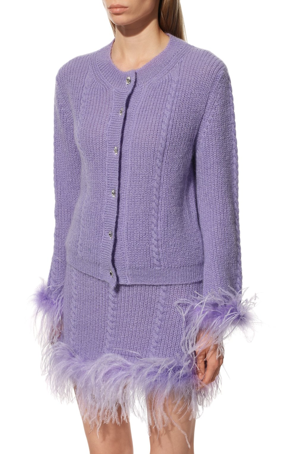 Кардиган с отделкой перьями VIVETTA, арт. 22I V2M0/A016/V707, фото 3