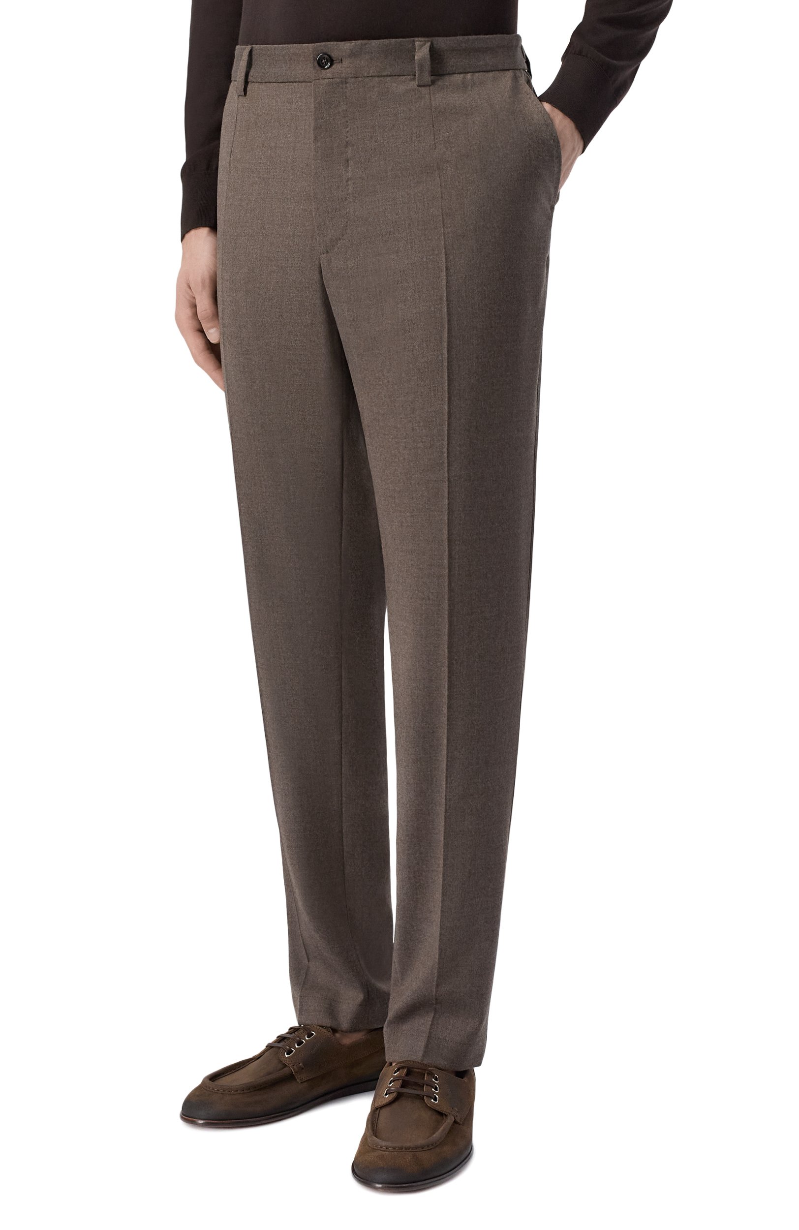 Шерстяные брюки DOLCE & GABBANA, арт. GW13ET/FUBG8, фото 3