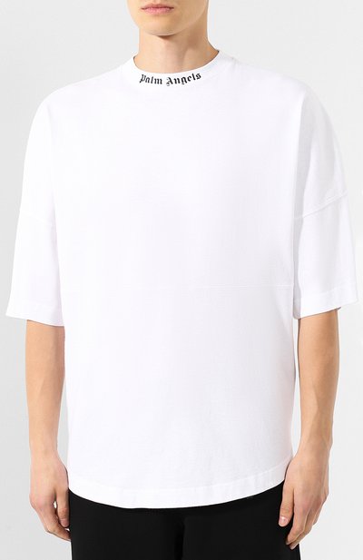Хлопковая футболка PALM ANGELS, арт. PMAA002E194130020110, фото 3