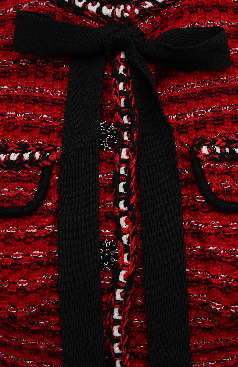 Платье из шерсти и хлопка SELF-PORTRAIT, арт. AW21-065D, фото 5