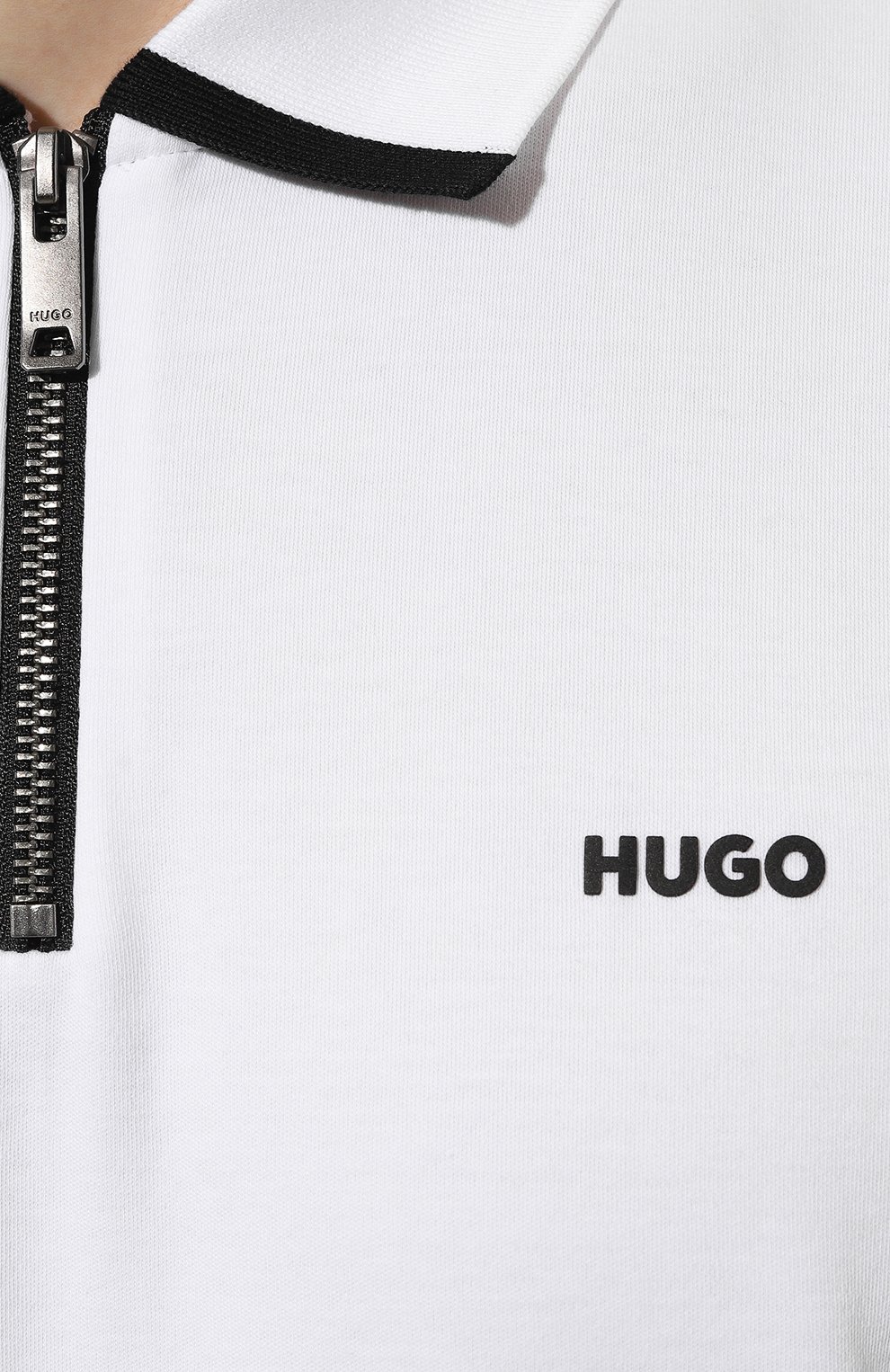Хлопковое поло HUGO, арт. 50511721, фото 5