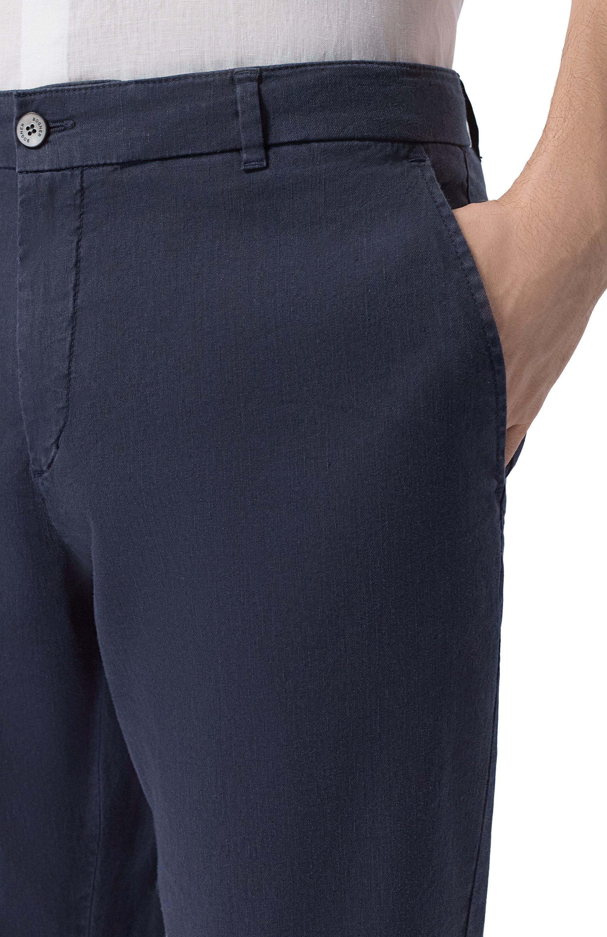 Брюки изо льна и хлопка BOGNER, арт. 18417335, фото 5