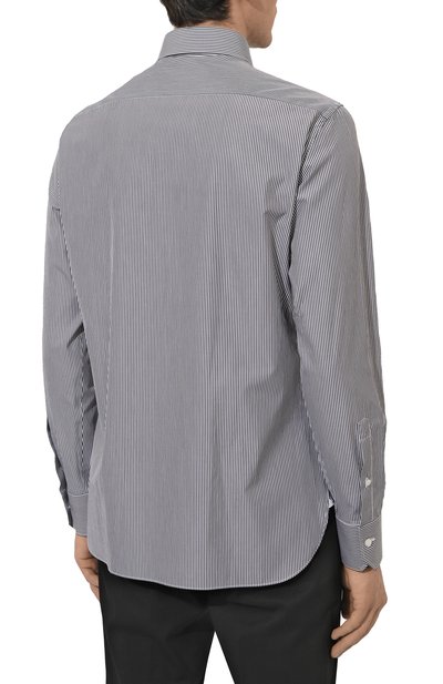 Хлопковая рубашка ZEGNA, арт. 701013A7/9MS0BA, фото 4