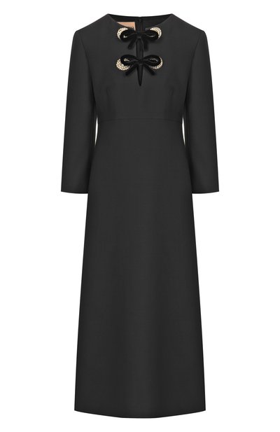Женское платье из шерсти и шелка VALENTINO, арт. 8B3VAHF0/1CF