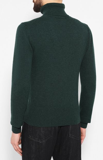 Кашемировая водолазка DOLCE & GABBANA зеленого цвета по цене 84200 руб., арт. GX805T/JAWSB, фото 4 Кашемировая водолазка DOLCE & GABBANA, арт. GX805T/JAWSB, фото 4