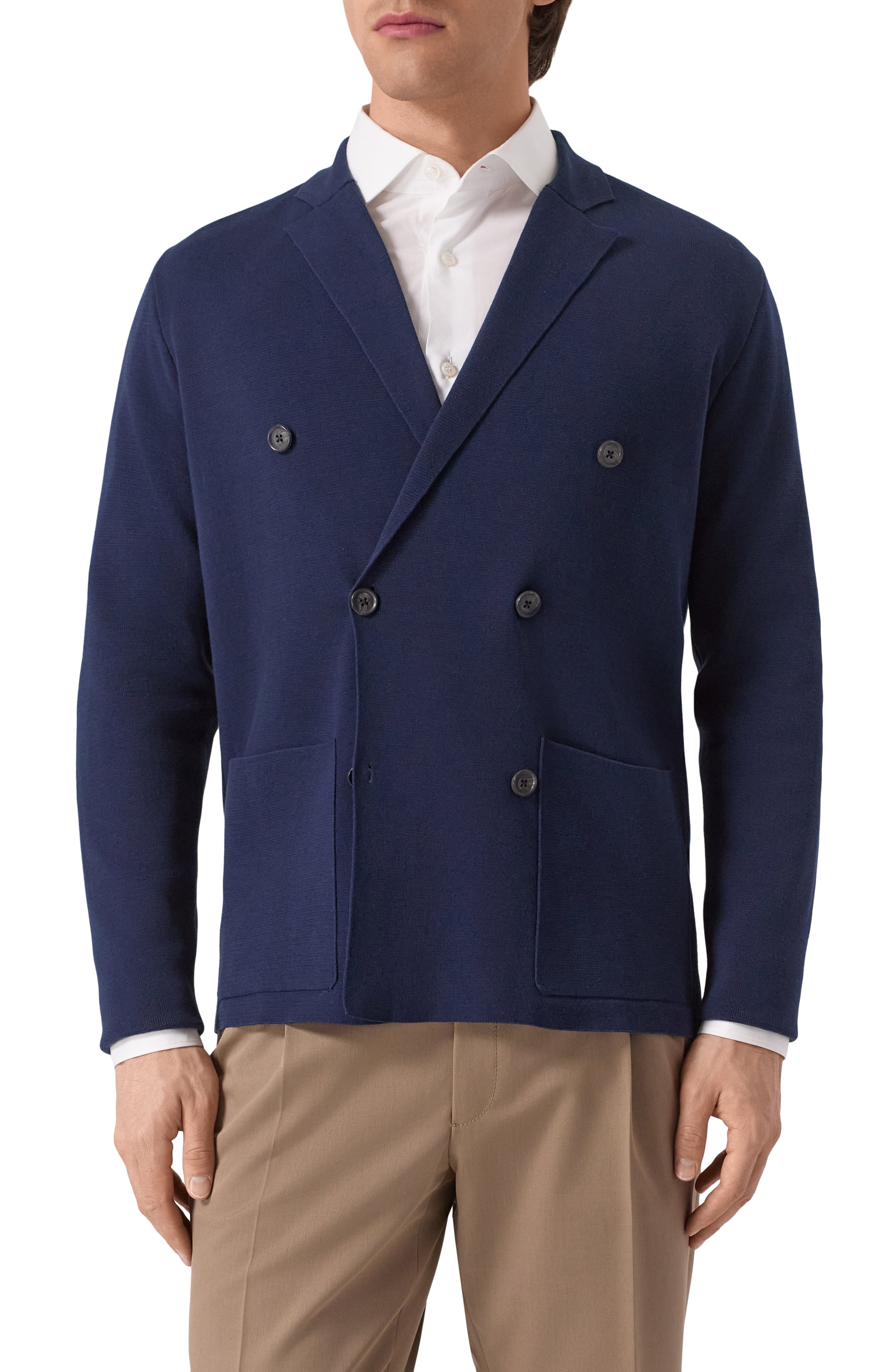 Хлопковый пиджак CORNELIANI, арт. 25M594-2525155, фото 3