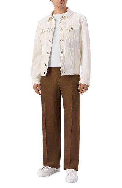 Мужские льняные брюки MVST, арт. M26.2PM.T039/F157