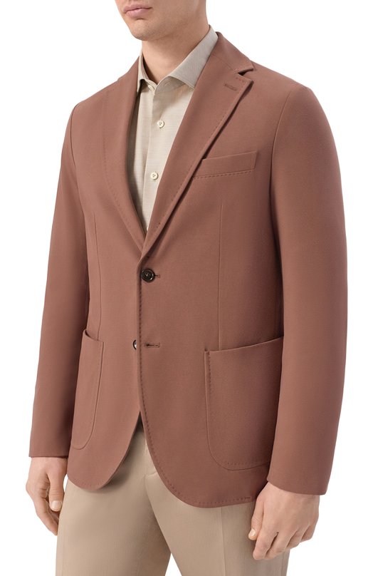 Хлопковый пиджак Circolo 1901 CN5185 Коричневый  CN5185 Фото 3