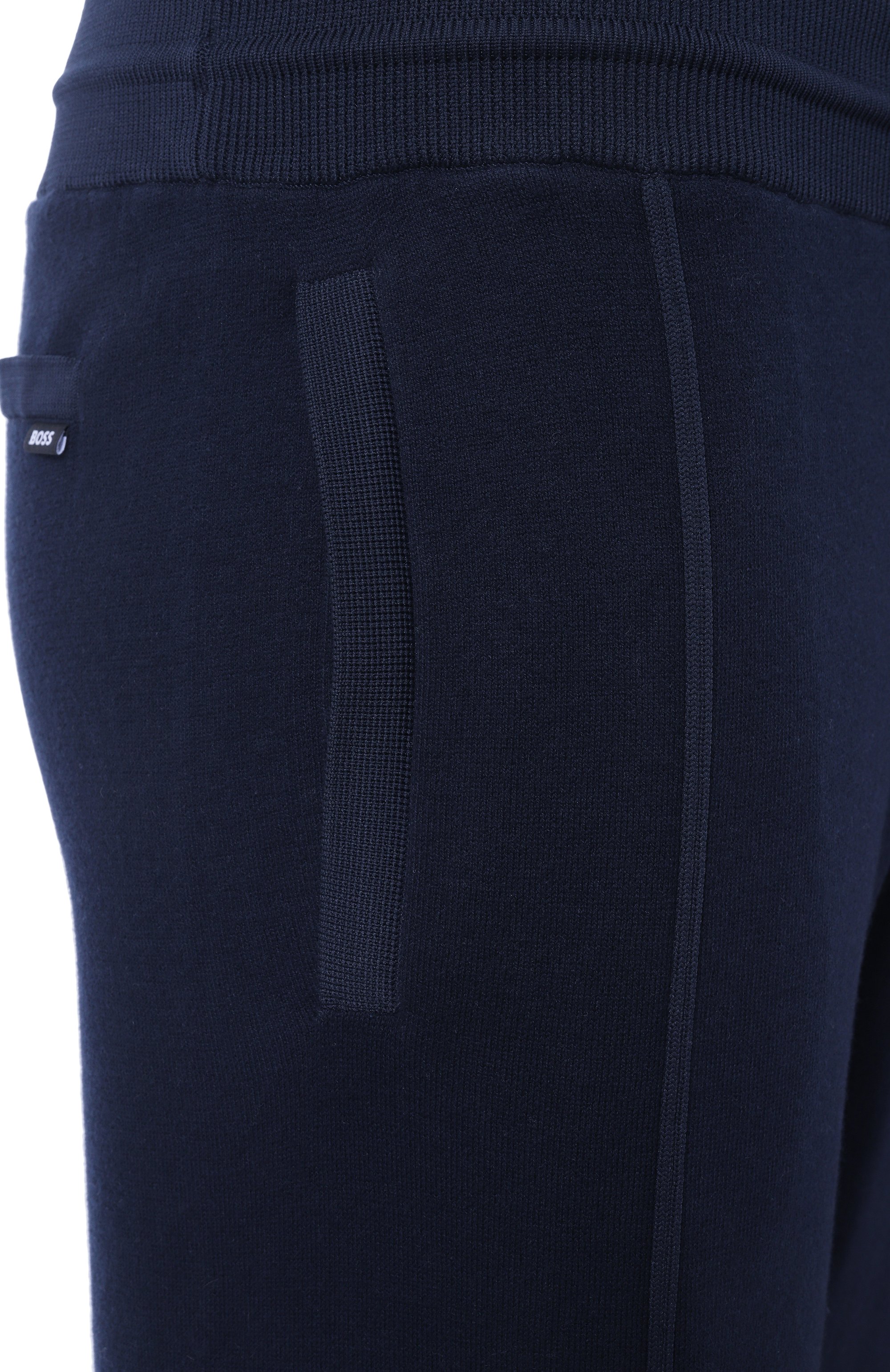 Брюки из хлопка и шерсти BOSS, арт. 50519608, фото 6