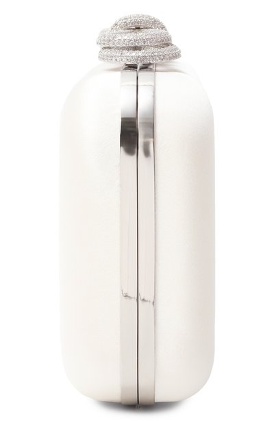 Клатч double bow small MACH & MACH белого цвета по цене 138500 руб., арт. MMCB-BG0002-CRP-WHT, фото 4 Клатч double bow small MACH & MACH, арт. MMCB-BG0002-CRP-WHT, фото 4