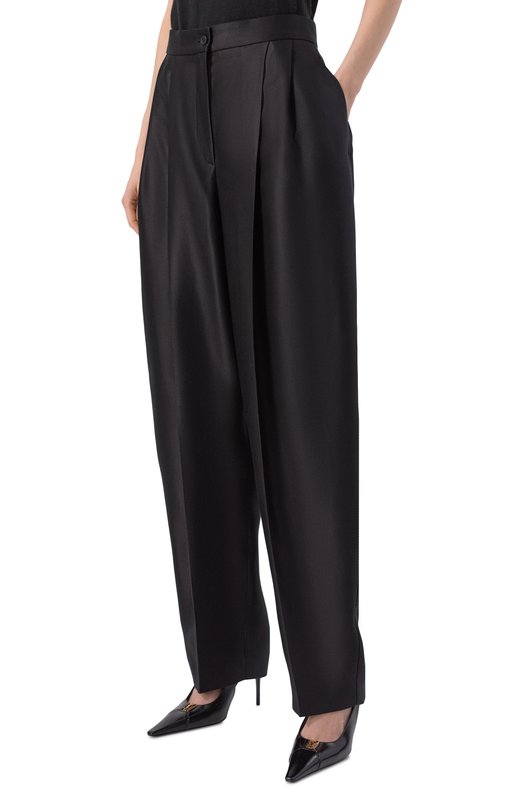 Брюки из вискозы и шелка Pervert PE26/PA01/60-04 Чёрный  PE26/PA01/60-04 Фото 3