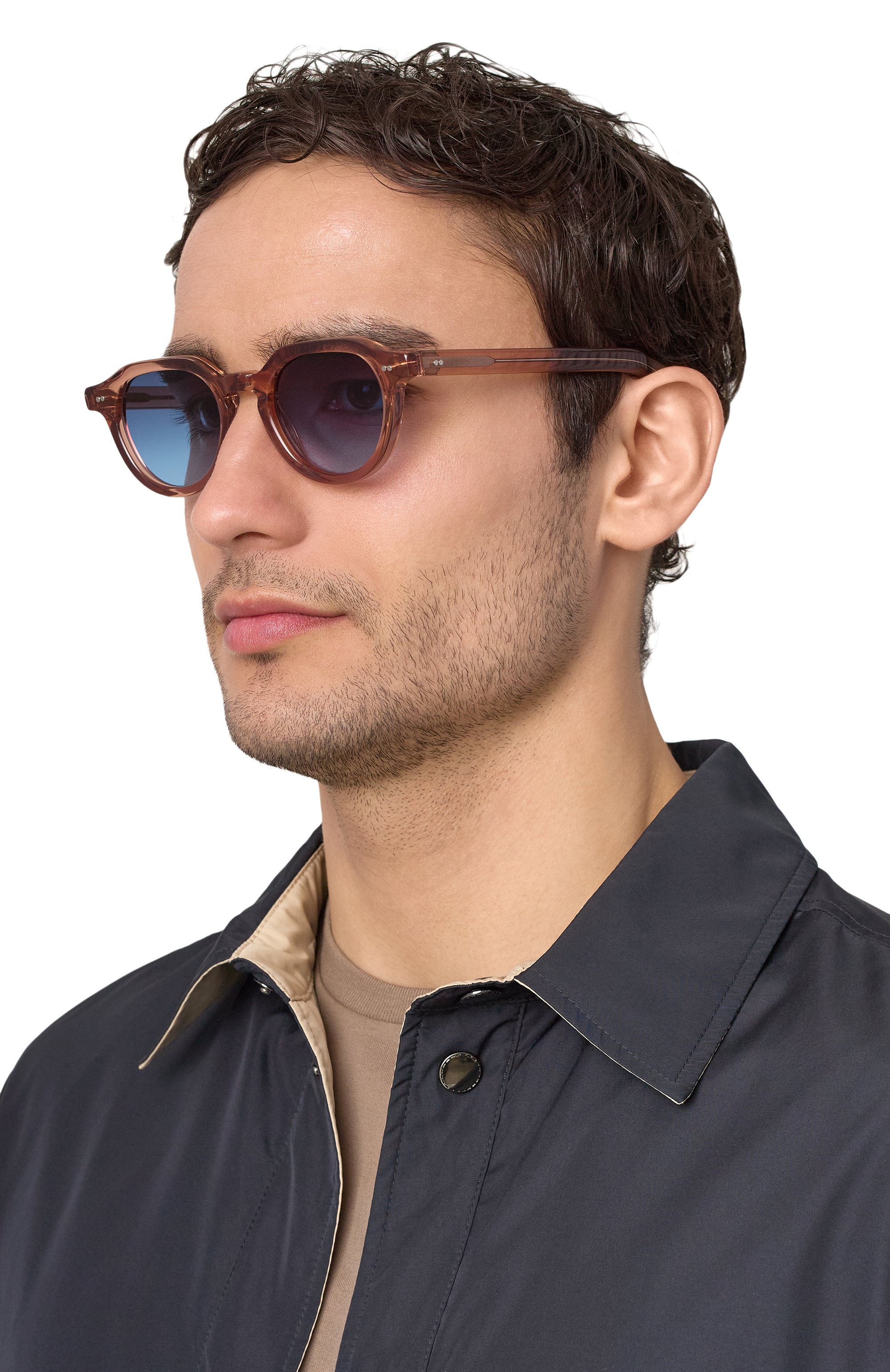 Солнцезащитные очки MOSCOT, арт. BAITSIM SUN VINTAGE R0SE/DENIM BLUE, фото 2