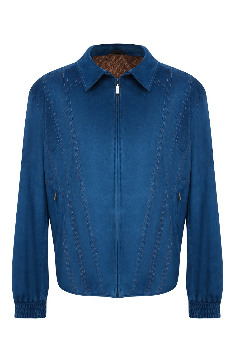 Замшевый бомбер ZILLI, арт. MAV-J0CKE-01003/2002/60-64, фото 1