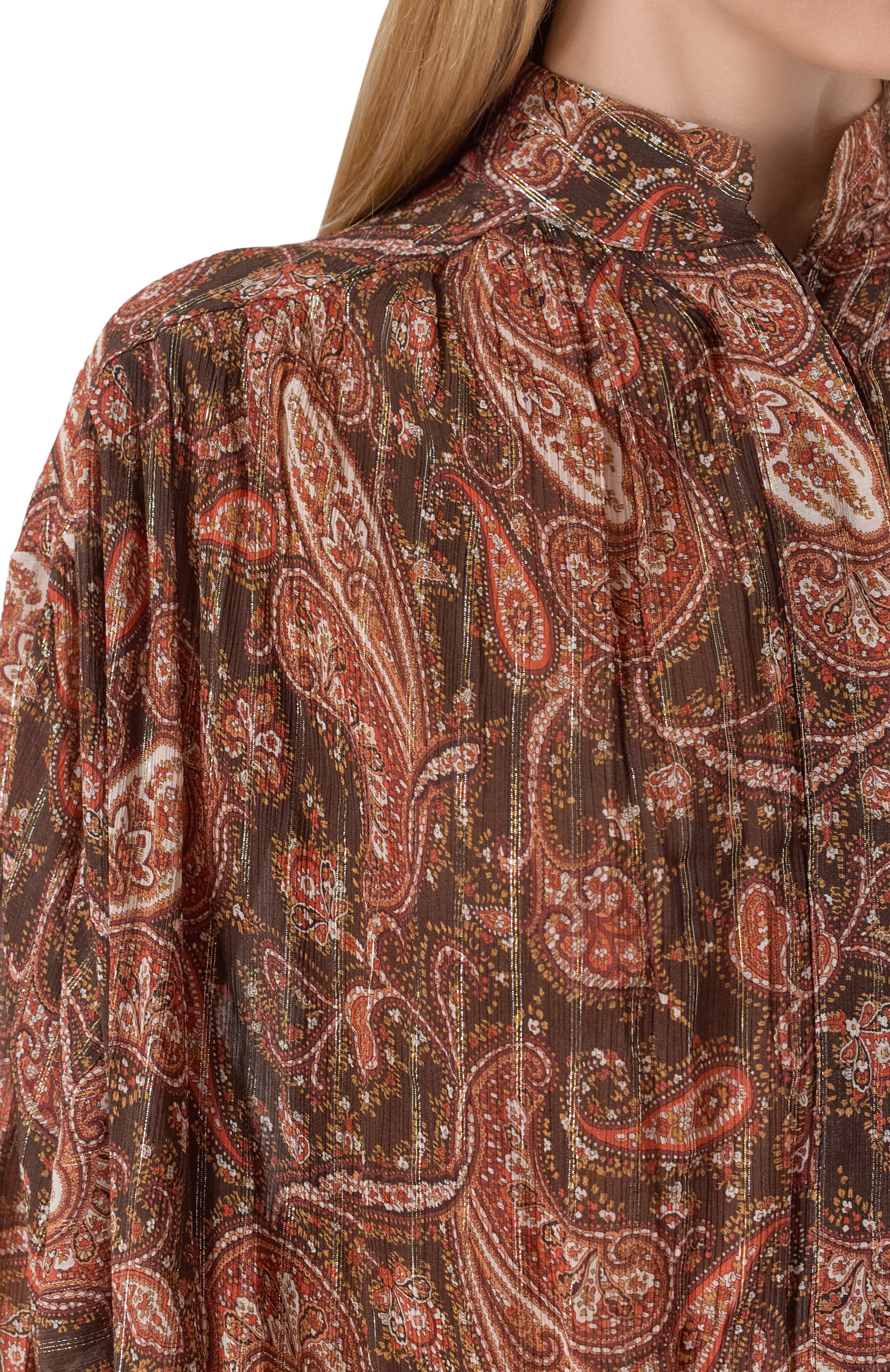 Платье из вискозы и шелка THE ANDAMANE, арт. TM190156B/TNV143, фото 4