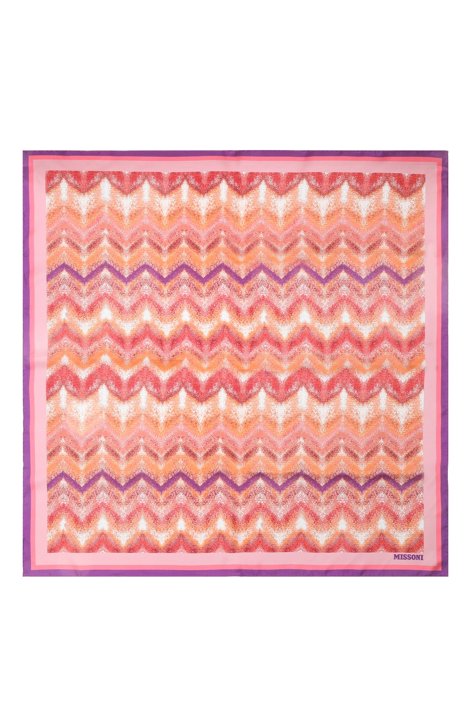 Шелковый платок MISSONI, арт. F041TWDA639, фото 4